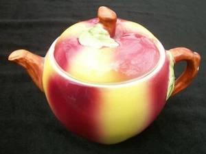 Azúcarero de manzana con tapa vintage Lefton Japón - Imagen 1 de 9