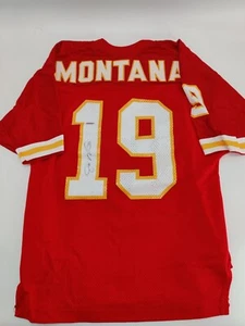 Joe Montana Chiefs Replica Wilson Signed Jersey Authenticated By Upper Deck - Picture 1 of 6