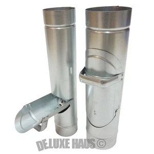 Fallrohrklappe Regenrohrklappe, Regenwasserklappe mit Sieb 80mm oder 100mm - Bild 1 von 1