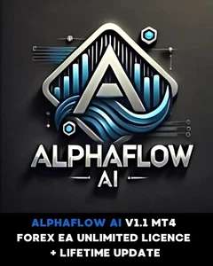 AlphaFlow AI v1.1 MT4 Forex Gold Robot EA Unlimited Licence and lifetime update - Picture 1 of 6