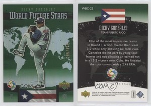 2006 Upper Deck Future Stars World Green /499 Dicky Gonzalez #WBC-22