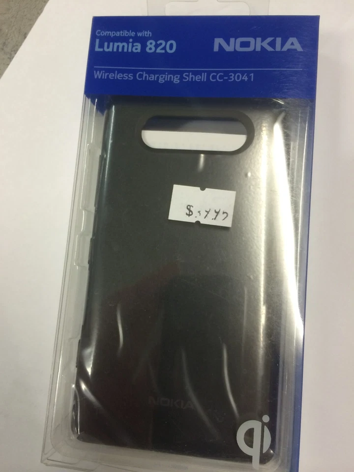 Nokia Lumia 820 Wireless Charging Shell Black CC-3041 Brand New Original Package - image 1 of 1
