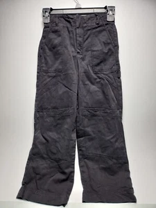 Zara Kids Black Double Knee Stretch Pants Size 8 RK20 - Picture 1 of 3