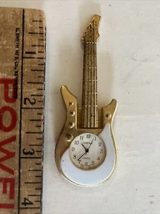 Vintage Arnex Guitar Clock *Untested* - Picture 1 of 2