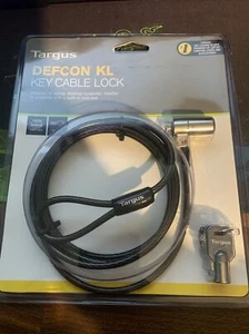Targus Defcon KL - Key Cable Lock - Laptop / Desktop Computer 2 Keys. - Picture 1 of 6