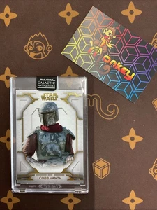 2024 Topps Star Wars Galactic Antiquities Cobb Vanth Gold Parallel 1/1 - Picture 1 of 4