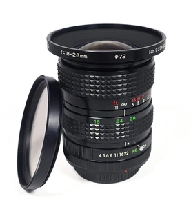 Zoom automatico Phoenix Samyang MC 18-28 mm f/4-4.5 come nuovo obiettivo largo - attacco Canon FD - Foto 1 di 6