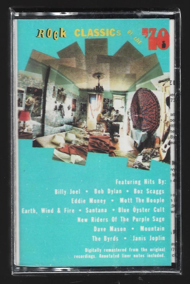 Rock Classics Of The '70s (1989, Cassette, Columbia Records) Factory Sealed - Image 1 of 4