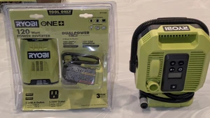 JUEGO COMBINADO inflador/desinflador inalámbrico RYOBI ONE+ PCL031 18V E INVERSOR RYi120A - Imagen 1 de 10