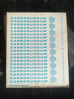50 Hojas de Carborundum 9" x 11" Corte Rápido Impermeable Papel Grano 400 Foto 1 de 4