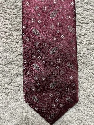 Corbata de seda violeta SAMUELSOHN para hombre hecha en Italia Foto 1 de 4