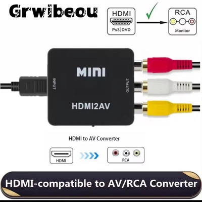 Convertidor RCA AV a HDMI HD Foto 1 de 4