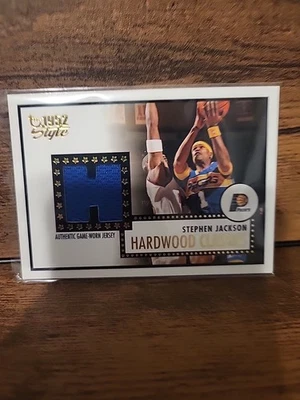 2005-06 Topps 1952 Style Hardwood Classics Jerseys Stephen Jackson #HCR-SJ (MEM) - Image 1 of 4