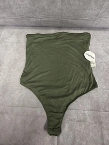 Womens SZ L ARMY GREEN BODY SUIT W SNAPS NWT - Imagen 1 de 5