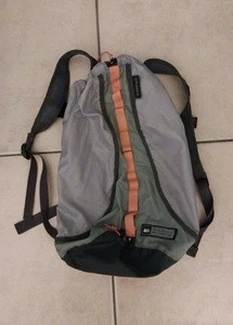 REI Co-Op Flash UL Hiking Gray Green Cinch Backpack Lightweight Packable Bag - Picture 1 of 4