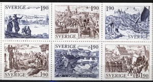 Svezia 1984, set vedute della città vecchia MNH, Mi 1292-97 - Foto 1 di 1