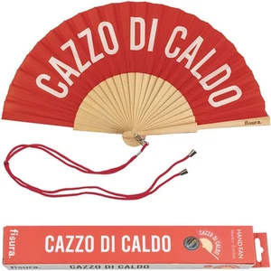 - Originale Ventaglio Cazzo Di Caldo. Ventilatore a Mano in Legno Moderno E Dive - Foto 1 di 12