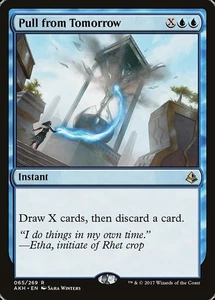 MTG Pull From Tomorrow NM Amonkhet AKH carta raduno magico inglese - Foto 1 di 3