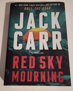 JACK CARR RED SKY MOURNING SIGNED LIMITED SHOT THROUGH 1st EDITION NEW UNREAD - Picture 1 of 7