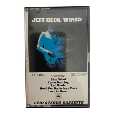 Jeff Beck – Wired Cassette Tape 1976 Epic – PET 33849 - Image 1 of 4