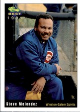 1991 Winston-Salem Spirits Classic/Best #28 Steve Melendez Trainer Baseball Card