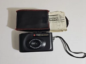 Quickshot 35mm Camera with Auto Fix Focus 50mm Lens 1:6 W/case Tested And Works - Picture 1 of 5