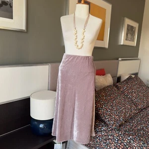 - Falda Ann Taylor Petite Banda Elástica Rubor Terciopelo Línea A Otoño Invierno Nueva con Etiquetas Talla SP - Imagen 1 de 5