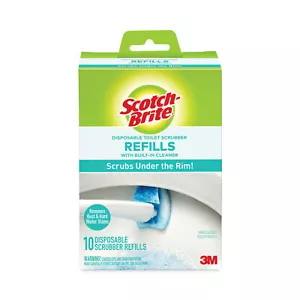 Scotch-Brite Disposable Toilet Scrubber Refill Blue/White 6/Pack 558RF - Picture 1 of 2