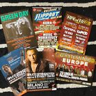 Flyers collection Green Day Springsteen Whitesnake Europe Rancid Muse Morrissey