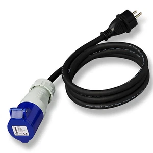 ProPlus Adapterkabel Schuko zu CEE 3-polig 16A 250V IP44 150cm Camping Caravan - Bild 1 von 5