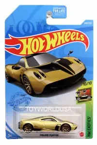 2021 Hot Wheels #244 HW Exotics Pagani Huayra gold - Picture 1 of 1
