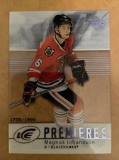 2007-08 Upper Deck Ice #115 Magnus Johansson/1999 RC - Chicago Blackhawks