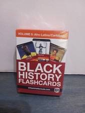 New Urban Intellectuals Vol 5 Afro-Latino Caribbean Black History Flash Cards