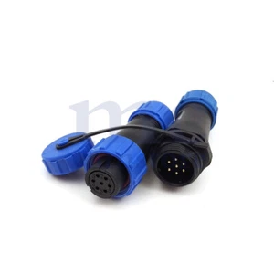 SP13 7 Pin Circular Waterproof IP67 Connector Plug Socket,Panel Mount Connector - Picture 1 of 8
