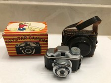 1960's Vintage CRYSTAR CAMERA Mini Spy Camera with Original Leather Case & Box