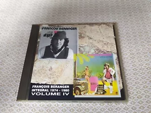 François Béranger : Intégral 1974-1980 Volume IV - CD Baillemont - Foto 1 di 2