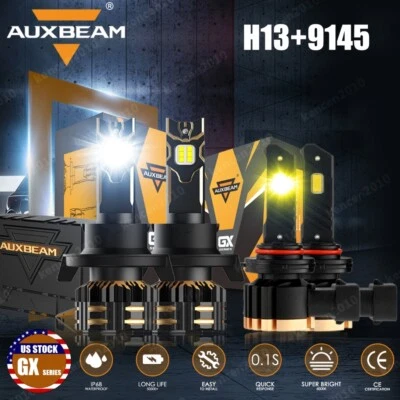 For Mercury Mariner 2005-2011 CANBUS LED Headlight Hi-Lo 6500K + Fog Light 3500K - Image 1 of 4