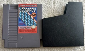Jeopardy All New Junior Edition (Nintendo NES, 1989) Genuine Authentic w/ Sleeve - Picture 1 of 5