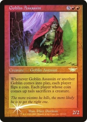 Legions MTG  FOIL  Goblin Assassin  Magic - Image 1 of 2