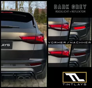 TINTLAYS passend für Seat Ateca Cupra Folienset Rücklicht Reflektor DARK Grey - Bild 1 von 4