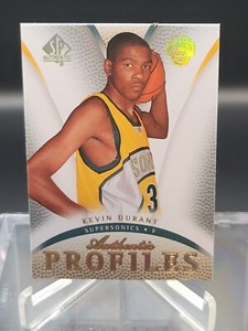 2007-08 SP Authentic Kevin Durant Authentic Profiles Rookie #AP-13 SUPERSONICS