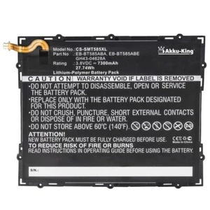 Akku für Samsung SM-P580 SM-T580 SM-T585 SM-T587 - EB-BT585ABE - 7300mAh - Bild 1 von 2