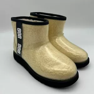 UGG Boots Women's Size 4 US Clear Mini Shearling Lining Waterproof Winter - Picture 1 of 13