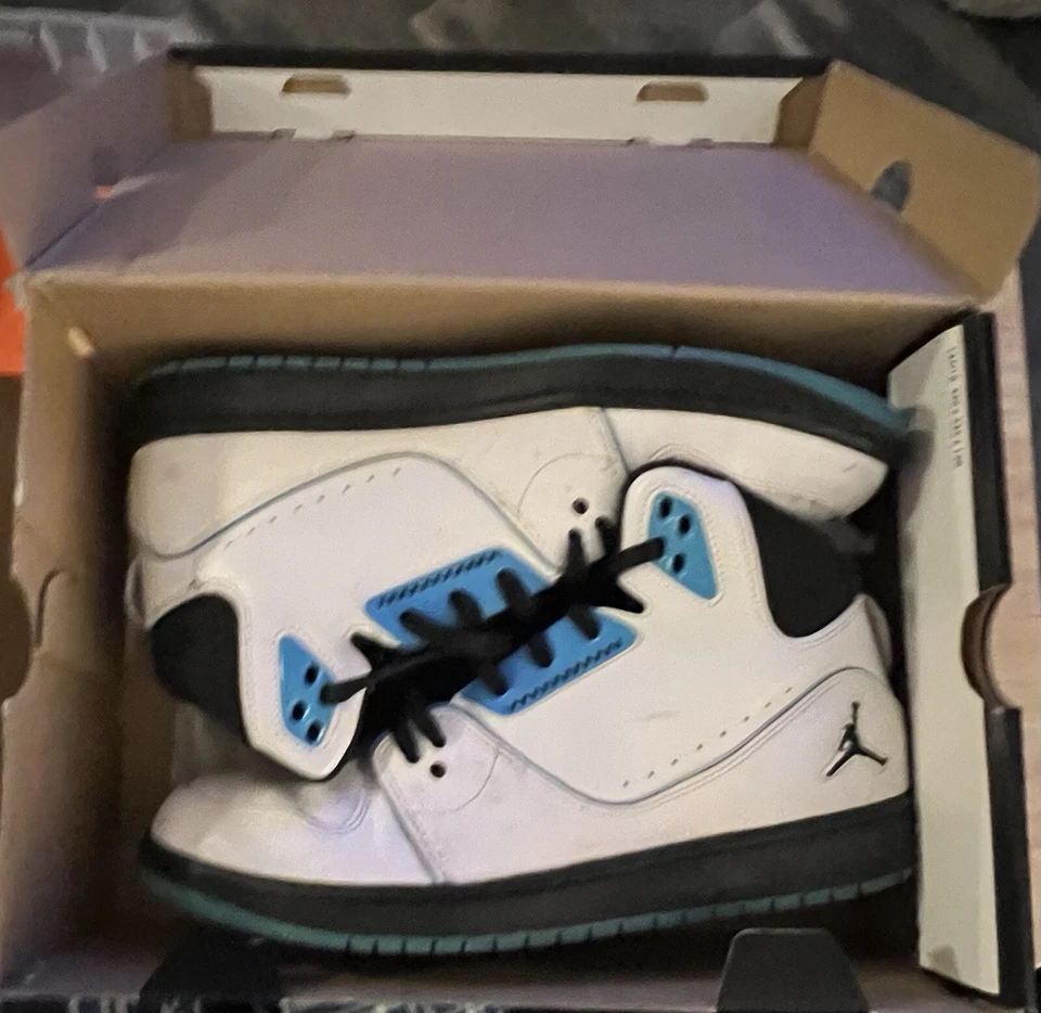 Talla 9 - Jordan 1 Flight 2 Premium Blanco Negro Fl-power Azul Foto 1 de 4