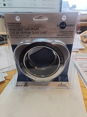 InSinkErator QLM-00 Brida Bloqueo Rápido Disp Montaje, Acero Inoxidable Envío y devolución GRATIS Foto 1 de 4