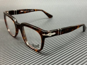 PERSOL PO3325V 24 Brown Havana Men's 50 mm Eyeglasses - Picture 1 of 5