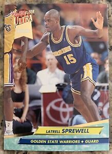 1992-93 Fleer Ultra Latrell Sprewell RC #266 - Golden State Warriors