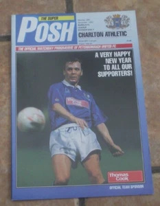 1992-93 Peterborough United v Charlton Athletic - Division One - Picture 1 of 2