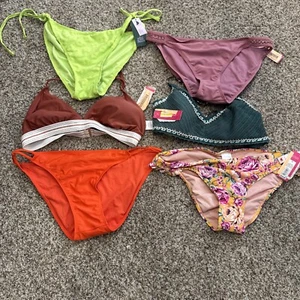 Lote de 6 pantalones y tops de bikini para mujer separados TALLA XL Xhilaration nuevos con etiquetas #s8 - Imagen 1 de 3