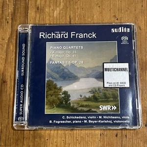 Richard Franck Piano Quartets Fantasies Audite SACD Hybrid SWR 2007 - Picture 1 of 3
